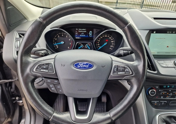 Ford Kuga cena 64900 przebieg: 103500, rok produkcji 2018 z Suchedniów małe 352